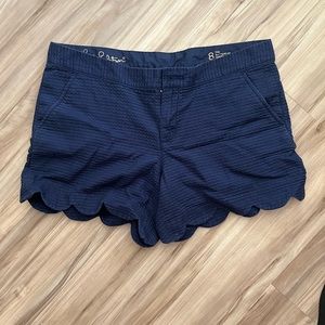 Lilly Pulitzer shorts navy Callahan’s scalloped 8